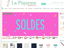 Tablet Screenshot of lapiqueuse.com